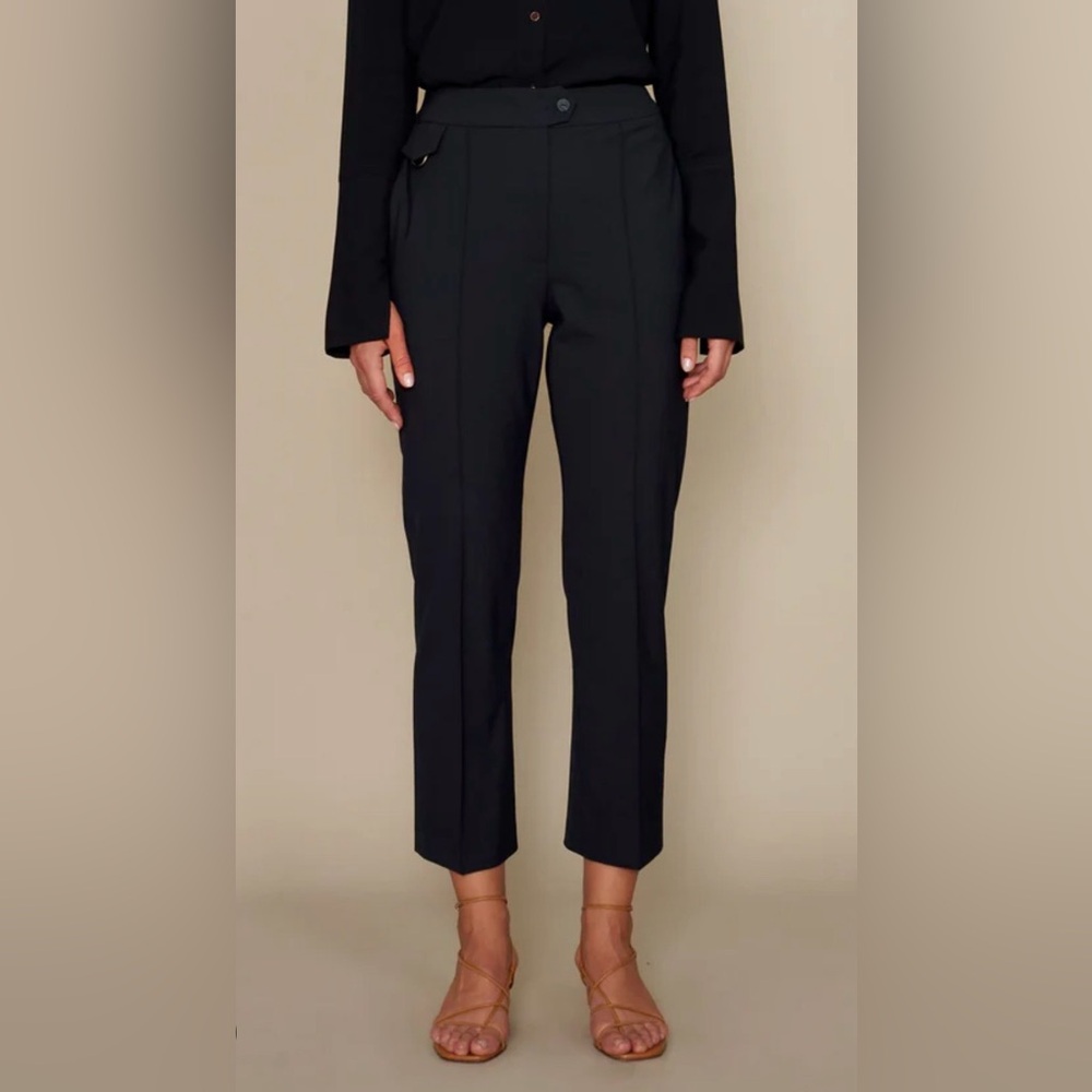 Women’s Kallmeyer New York Pants LIGHTWEIGHT HELENA PINTUCK PANT 8 Designer Luxe